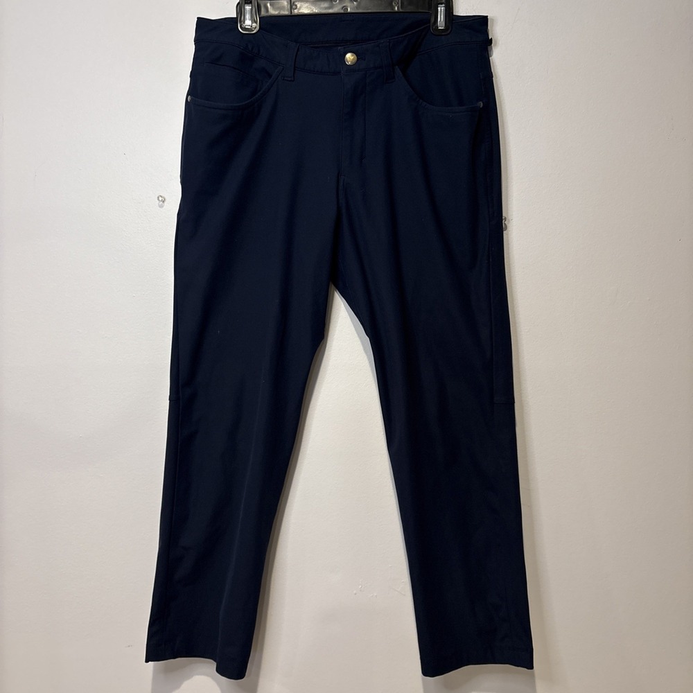 Lululemon ABC Pant Classic True‎ Navy Warpstreme Men's 33x28 Dress Pant Jeans